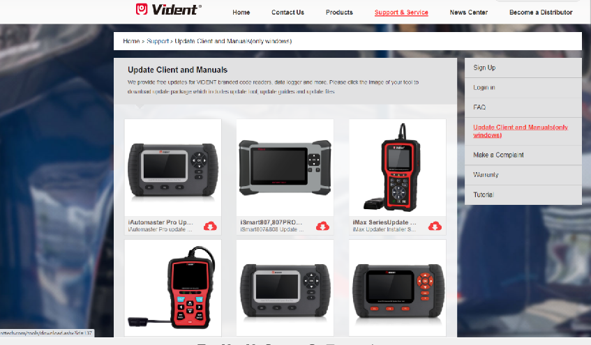 VIDENT ISMART807PRO Update