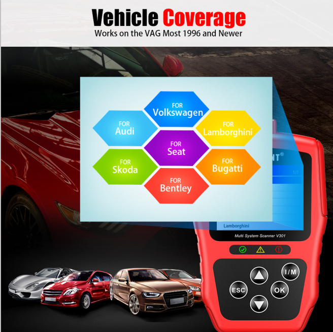 Vident V301 Car Diagnostic Scanner