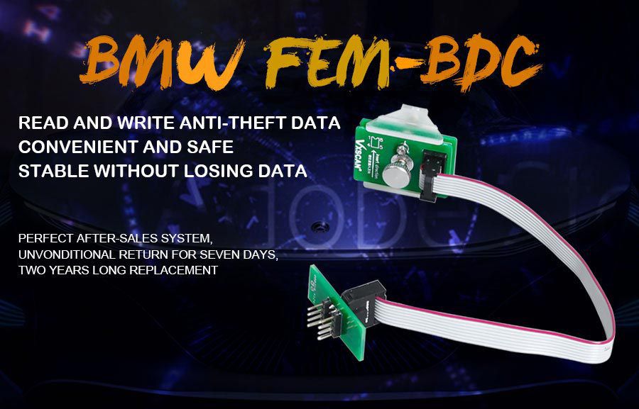 8Pin Adapter BMW FEM-BDC 95128/95256 Chip Anti-theft Data Reading Adapter 