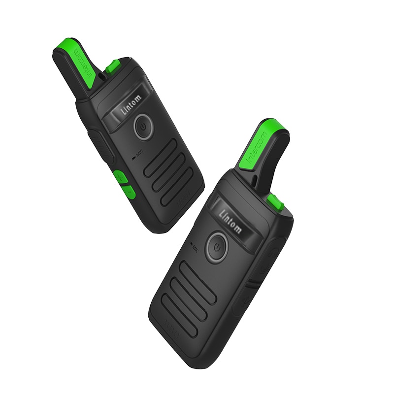 Rechargeable Long Range Two-Way Radios with Earpiece 2 Pack Walkie Talkies Li-ion Battery and Charger 