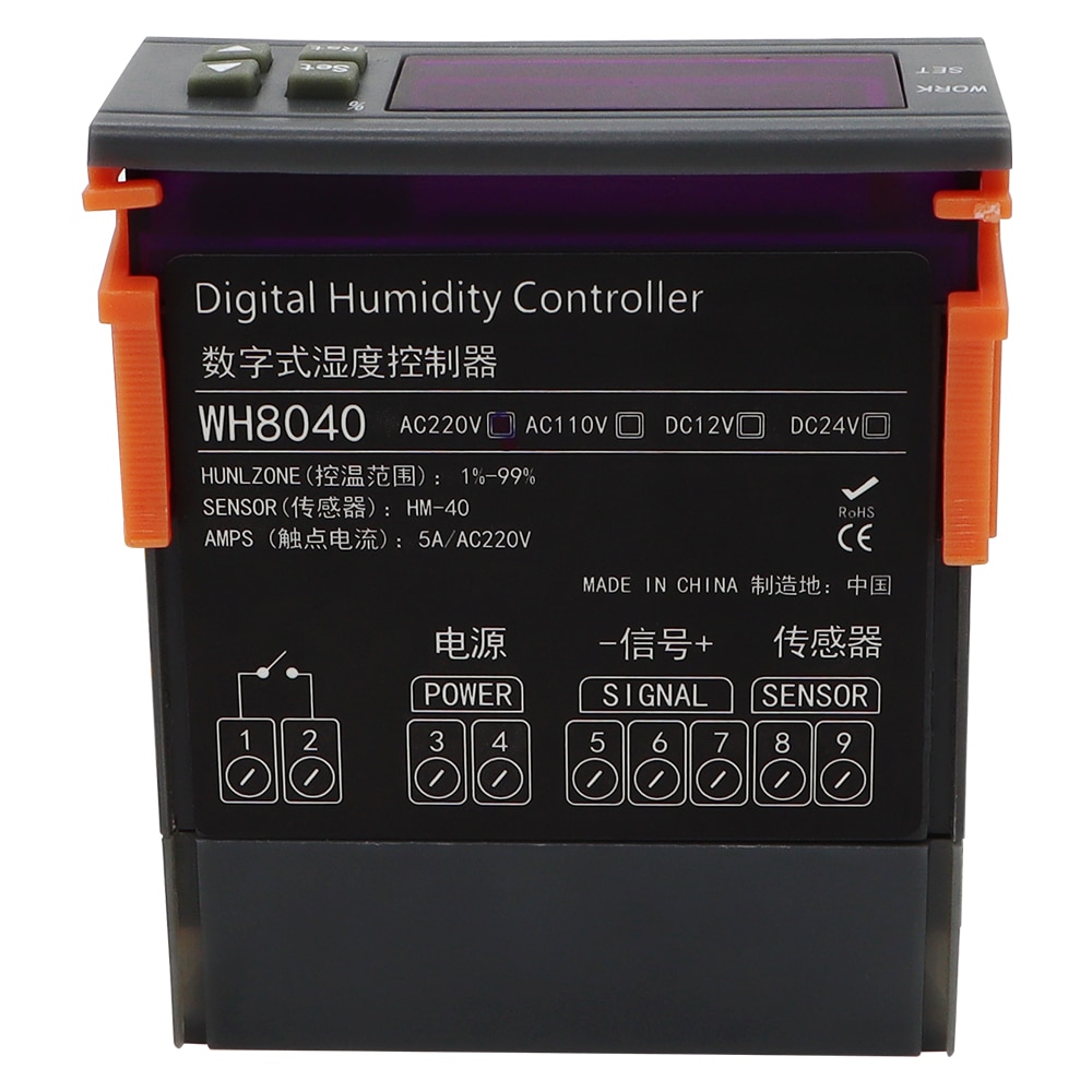 WH8040 Digital Humidity Controller 