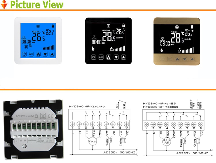 WiFi Smart Thermostat 24V 