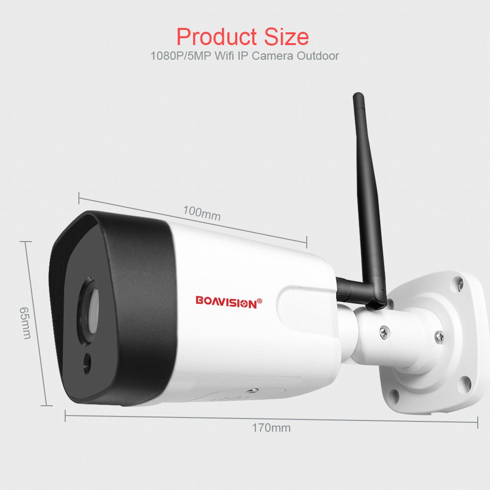 HD 5MP WIFI Wireless IP Camera