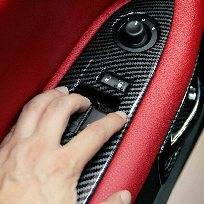 Window Lift Switch Panel Cover Trim ABS Interior 