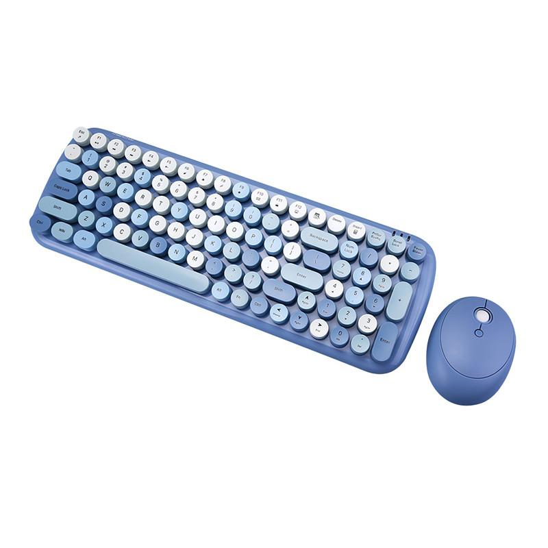 Wireless Keyboard Mouse Set 2.4G 1600DPI Wireless Mouse 