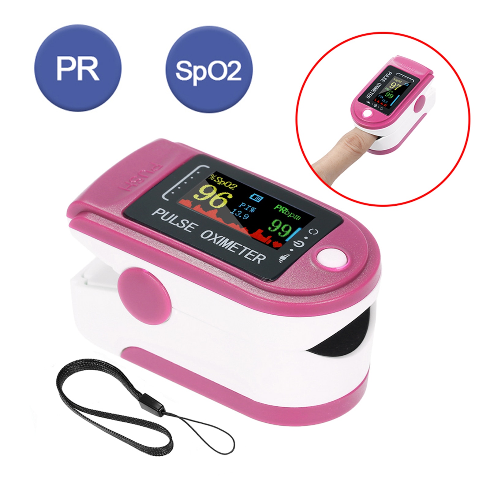 Wrist Blood Pressure Monitor & Fingertip Pulse Oximeter