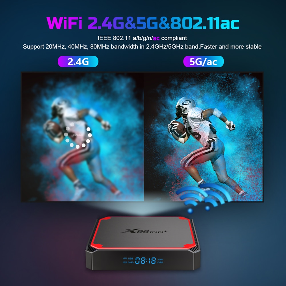 X96 Mini Smart TV Box WiFi Set Top Box Android 9.0 Mini 