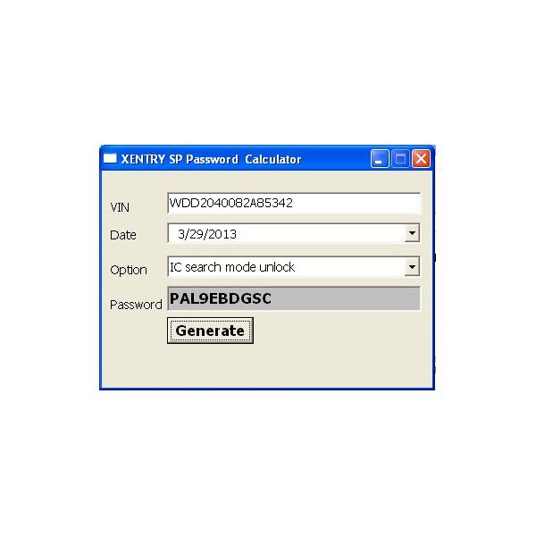 Xentry Special Function Password Keygen/Generator