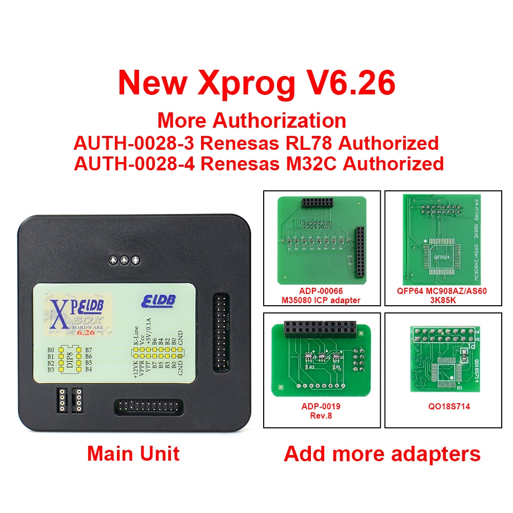 XProg-M Xprog m V5.55 V6.12 V6.17 V6.26 V6.50 ECU Chip T