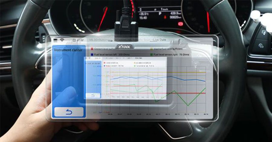 XTOOL D6S Full System Diagnostic Tool with 30 Maintenance Services Free Liftetime Update
