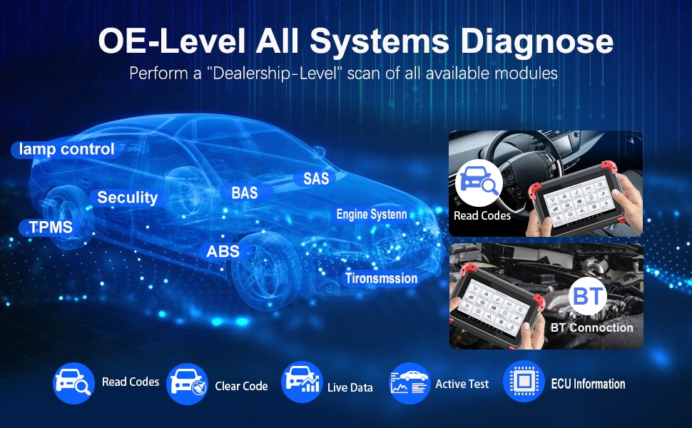 Newest XTOOL D7 Automotive All System Diagnosis Tool