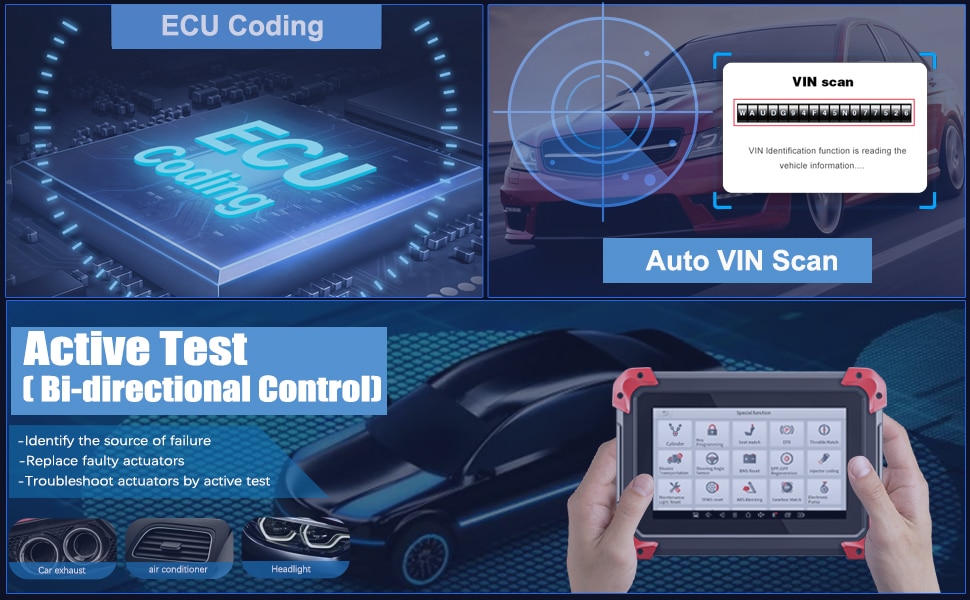 Newest XTOOL D7 Automotive All System Diagnosis Tool