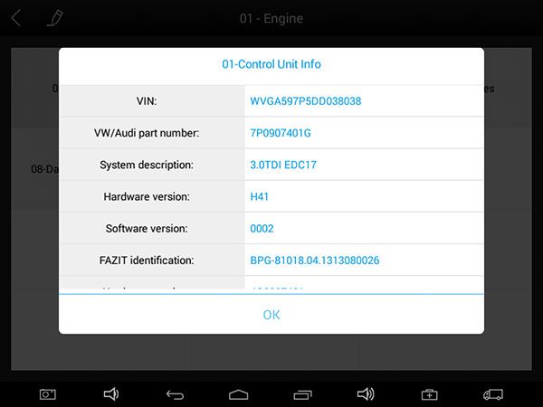 XTOOL EZ300PRO engine