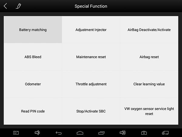 XTOOL EZ300PRO special function