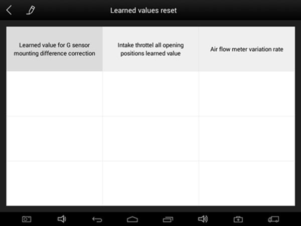 EZ500 learned values reset