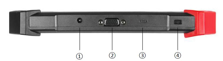 top view of xtool x100 pad2