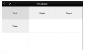 x100c Immobilizer ios