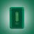 Green 7.6mm cigarette case
