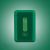 Green 7.6mm cigarette case